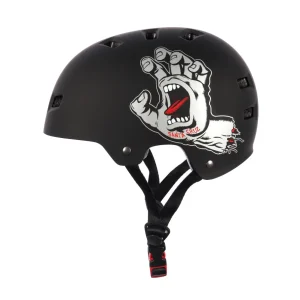 Casco Skate Bullet x Santa Cruz Screaming Hand Matte Black