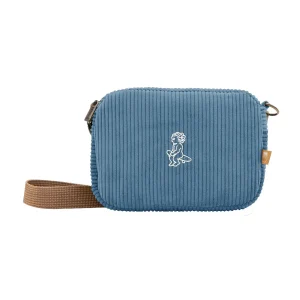 Bolso Ementa Fluffy Ikon Cord Navy