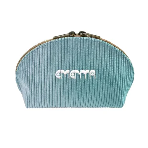 Neceser Ementa Dots Cord Small Sky Blue