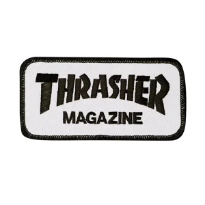Parche Thrasher Logo White