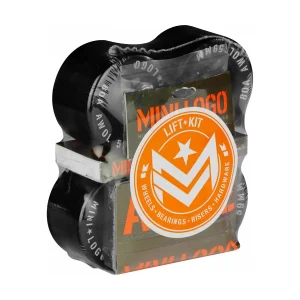 Kit Ruedas Skate Mini Logo AWOL Lift Black 80A 55mm Pack 4