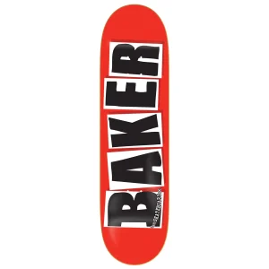 Tabla Skate Baker Brand Logo Red Black 8.475 + Lija