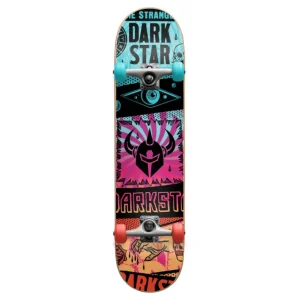 Tabla Skate Completa Darkstar Collapse Aqua Red 7.875