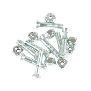 Tornillos Skate BDskateCo All Silver 1"