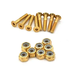 Tornillos Skate BDskateCo All Gold 1"