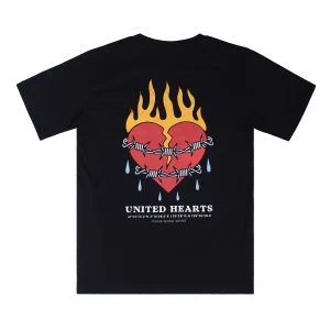 Camiseta American Socks United Hearts Black