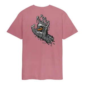 Camiseta Santa Cruz Melting Hand Dusty Rose