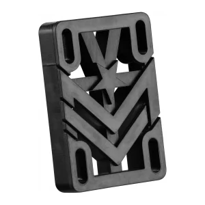 Alzas Skate Mini Logo Riser Rigid "3" Black .50"